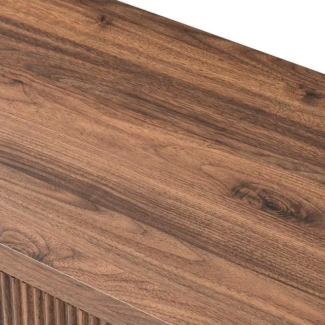 Alt view image 5 of 7 - Night Stand Nightstand With Drawer Storage Fluted Bed Side Table End Table Large Modern Wide Bedside Stand Mid Century Night Stands For Bedroom Living Room Sofa Couch Home Office
