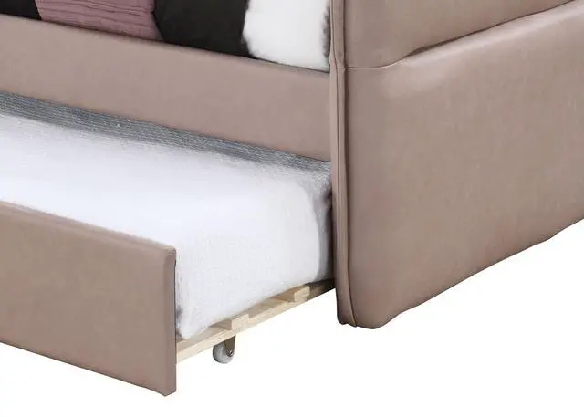 Alt view image 2 of 5 - Daybed With A Trundle In Dusty Rose