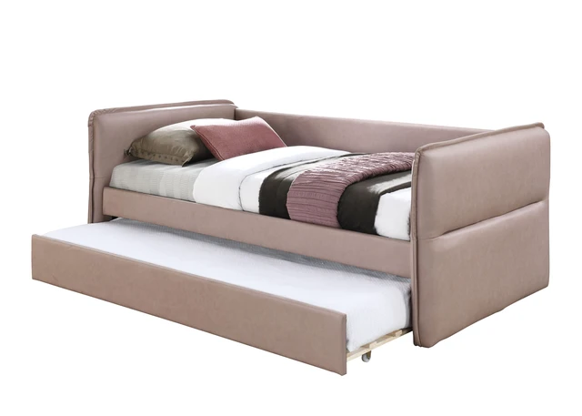 Alt view image 3 of 5 - Daybed With A Trundle In Dusty Rose