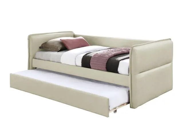 Alt view image 3 of 5 - Daybed With A Trundle In Tan