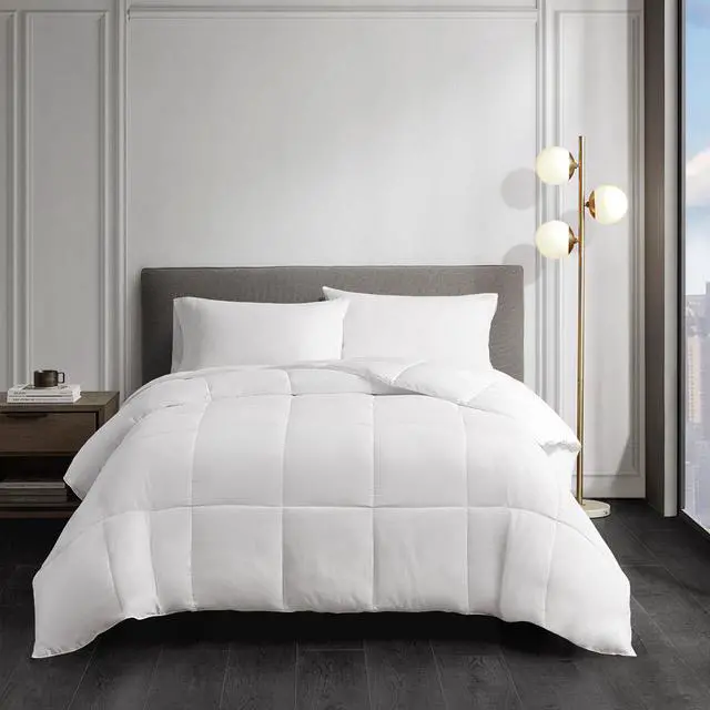 Alt view image 3 of 7 - Twin Cotton Down Alternative Featherless Comforter