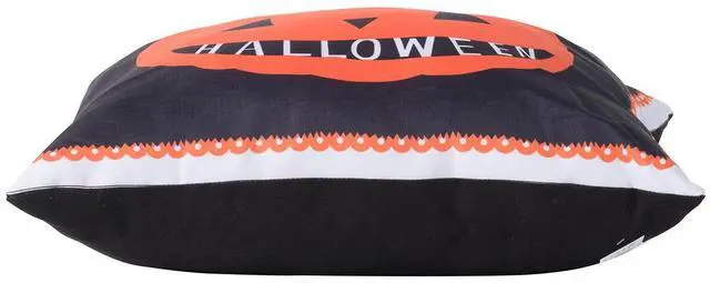 Alt view image 3 of 5 - 20x20" Halloween Pumpkin Pillow