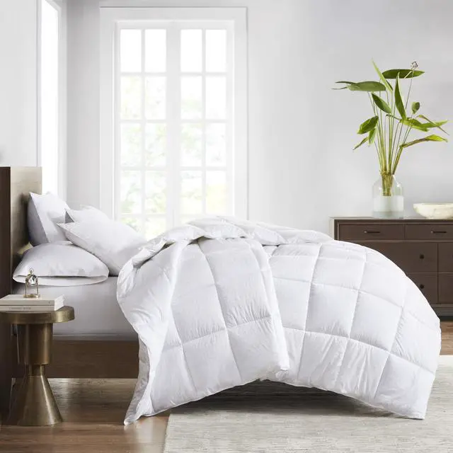 Alt view image 5 of 6 - Full/Queen Dobby Cotton Down Alternative Comforter