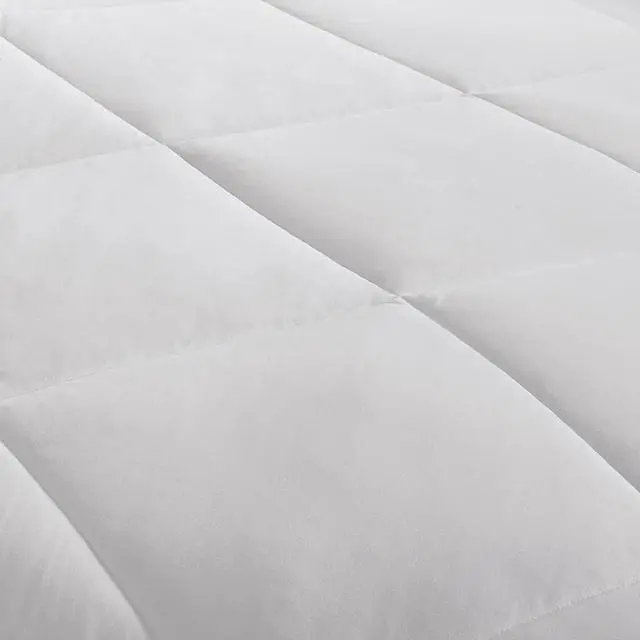 Alt view image 4 of 7 - Oversized Down Alt Comforter with HeiQ Smart Temp Treatment White Full/Queen