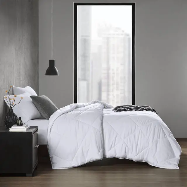 Alt view image 4 of 7 - Oversized Down Alternative Comforter White Twin/Twin XL