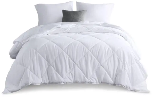 Alt view image 5 of 7 - Oversized Down Alternative Comforter White King/Cal King
