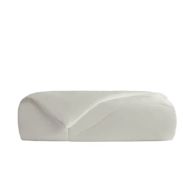 Alt view image 6 of 7 - 1-Piece Full/Queen Reversible Tencel Comforter Blanket,White