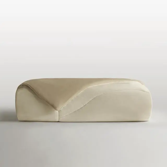 Alt view image 6 of 7 - 1-Piece Full/Queen Reversible Tencel Comforter Blanket,Linen
