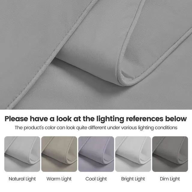 Alt view image 7 of 7 - 1-Piece 90x90" Cooling DA Comforter,Gray
