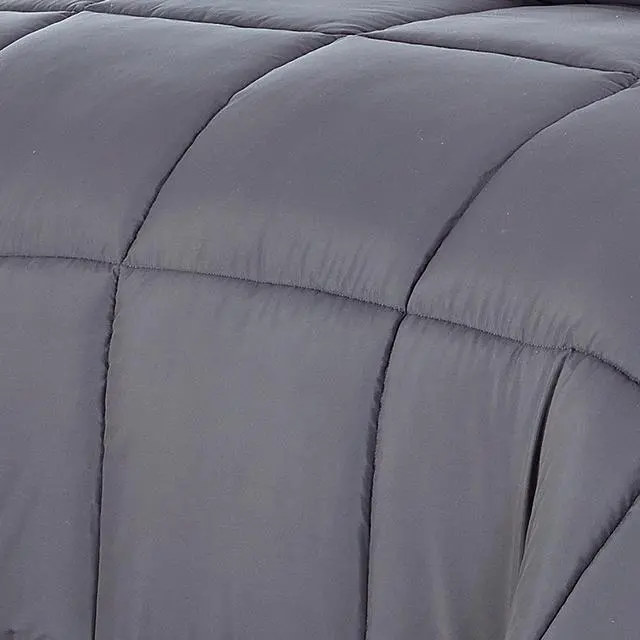 Alt view image 5 of 7 - Modern Style Down Comforter, King Size ,6 Lbs, All Season Duvet Insert, Ultra Soft Quilted Comforter Core