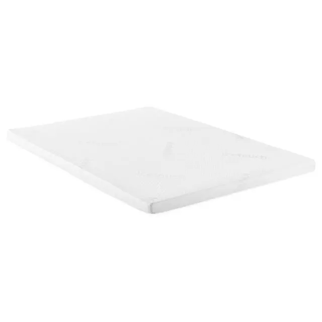 Alt view image 2 of 5 - Klamath White Queen 3-inch Memory Foam Mattress Topper