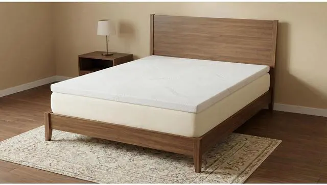 Main image of Klamath White Eastern King 3-inch Memory Foam Mattress Topper