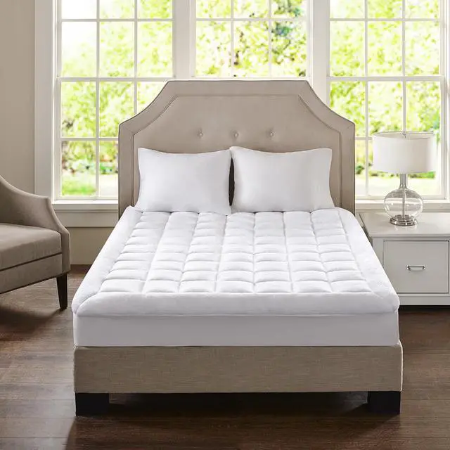Alt view image 6 of 6 - Overfilled Plush Hypoallergenic Down Alternative Waterproof Mattress Pad