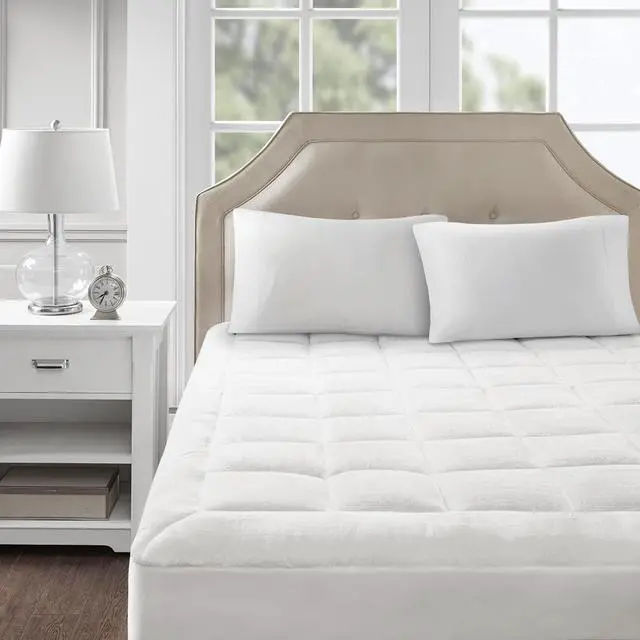 Alt view image 2 of 6 - Overfilled Plush Hypoallergenic Down Alternative Waterproof Mattress Pad