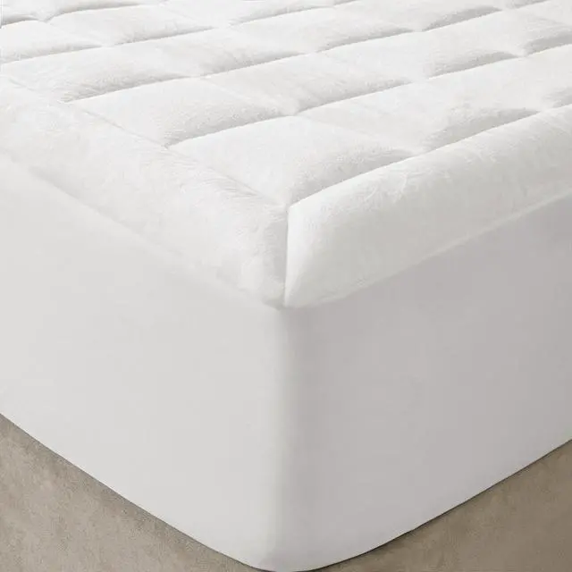 Alt view image 4 of 6 - Overfilled Plush Hypoallergenic Down Alternative Waterproof Mattress Pad