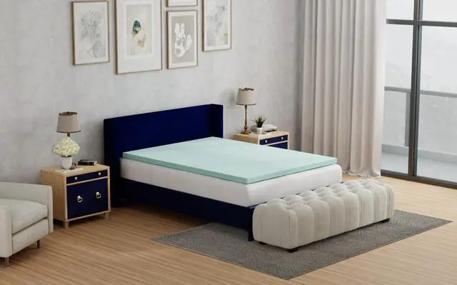 Main image of Sleep Gel Plush 3 Inch California King Memory Foam Cooling Mattress Topper
