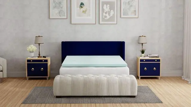 Alt view image 5 of 5 - Sleep Gel Plush 3 Inch California King Memory Foam Cooling Mattress Topper