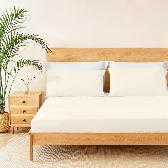 Main image of 2-Piece Twin Cooling 3pc Sheet Set,Ivory