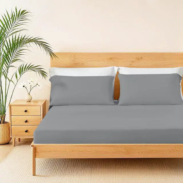Main image of 3-Piece King Cooling 3pc Sheet Set,Gray
