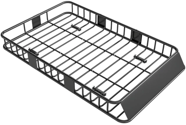 Alt view image 4 of 7 - Adjustable Universal Car Roof Rack Cargo Carrier, Adjustable Car Roof Cargo Carrier Aerodynamic Universal Rack Basket