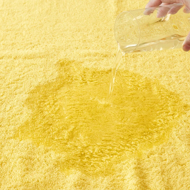 Alt view image 7 of 7 - 8 Piece Ultra Soft Cotton Absorbent Towel Set, Marigold, Yellow, Accessories