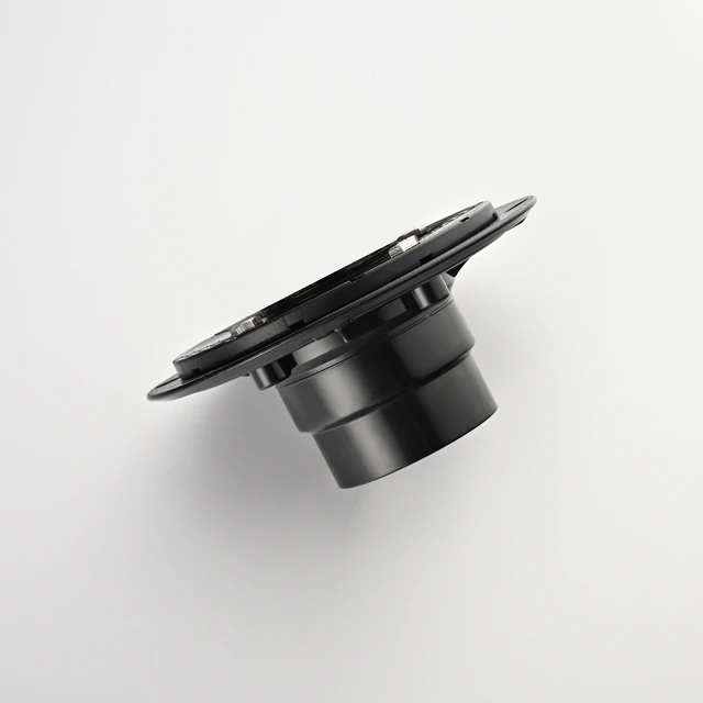 Alt view image 5 of 7 - Shower Drain Base Flange, Without Rubber Joint Suitable for Linear Shower Drain Installation Accessories, Matte Black