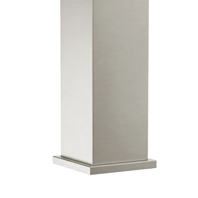Alt view image 3 of 7 - Single Hole Faucet, Single Handle Vanity Basin Faucet, Brushed Nickel, Stainless Steel, Sink