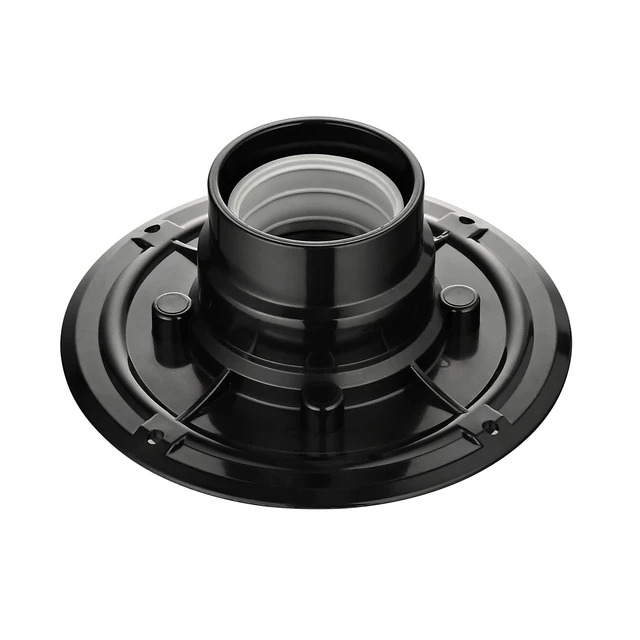 Alt view image 4 of 7 - Shower Drain Base Flange, Without Rubber Joint Suitable for Linear Shower Drain Installation Accessories, Matte Black