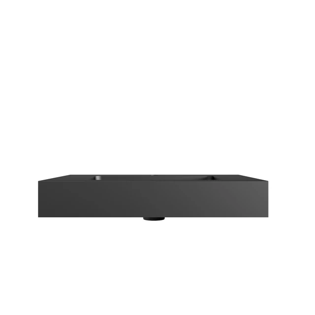 Alt view image 7 of 7 - 30, Integrated Engineered Solid Surface Basin Without Drain and Faucet Color, Matte Black, Solid Surface, Sinks