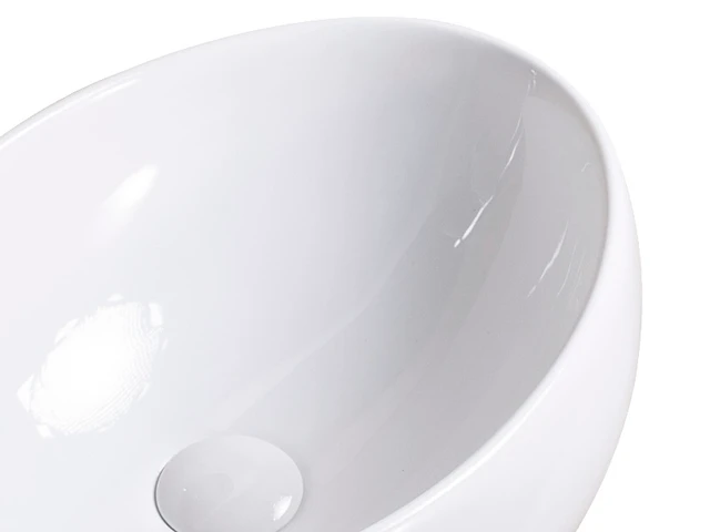 Alt view image 4 of 6 - Vessel Sink Basin in Ceramic, White, Sinks