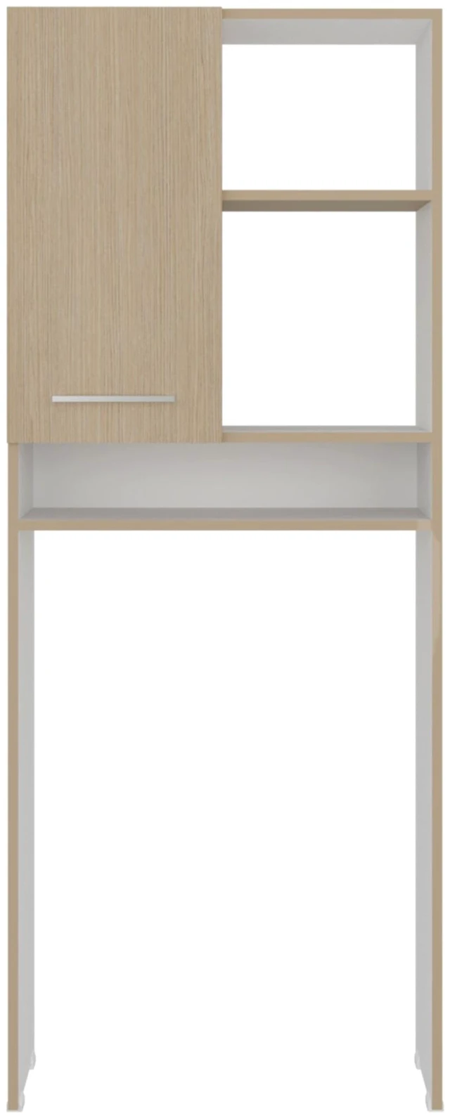 Alt view image 6 of 7 - Cartagena 4 Shelf Over The-Toilet Storage Cabinet, White, Particle Board, Storage