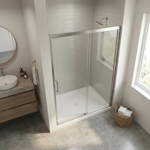 Alt view image 6 of 6 - Inchx 32 Inch Rectangular Shower Base Pan, Acrylic Single Threshold Shower Tray with Center Drain Non-Slip Surface