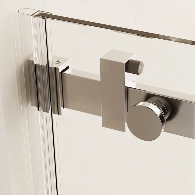 Main image of 46 to 48 Inch 76 Inch Frameless Single Sliding Shower Doors, Sliding Shower Door 16 8 mm SGCC Tempered Glass