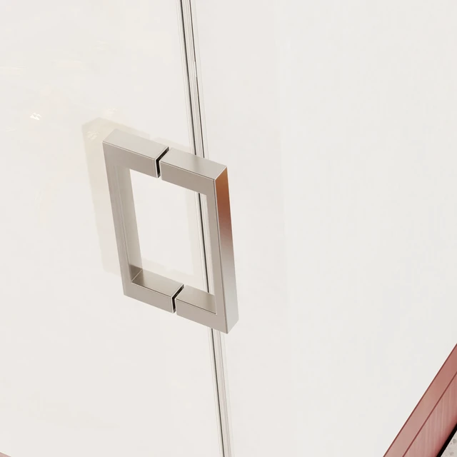 Alt view image 4 of 6 - 46 to 48 Inch 76 Inch Frameless Single Sliding Shower Doors, Sliding Shower Door 16 8 mm SGCC Tempered Glass