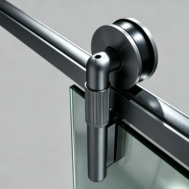 Alt view image 5 of 7 - 57 to 60 78 Inch Frame Single Sliding Soft Close Shower Doors, Sliding Shower Door 8 mm SGCC Tempered Glass for Matte