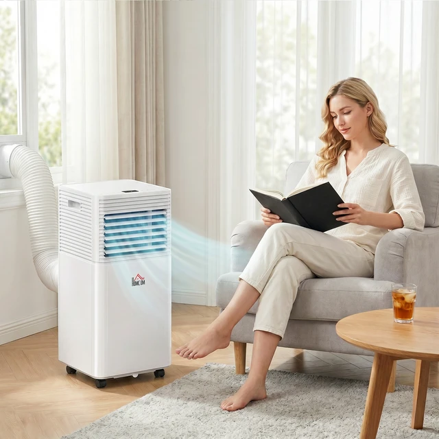 Alt view image 2 of 7 - Mobile Portable Air Conditioner for 441 sq ft, Unit with Cooling Dehumidifier Fan Sleep Mode Remote 24h Timer LED