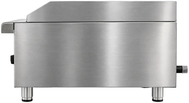 Alt view image 3 of 7 - 12 Inch Commercial Countertop Gas Charbroiler, Radiant Heat Broiler with Cast Iron Grates Stainless Steel Tabletop
