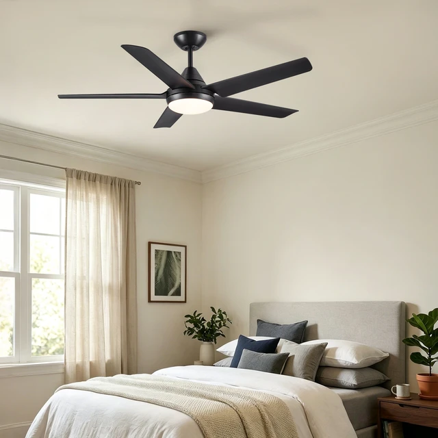 Alt view image 5 of 7 - 48 Inch Ceiling Fan with Lights and Remote Control, Ceiling Fan Reversible Motor Speeds Cct Dimmable LED Quiet Timer