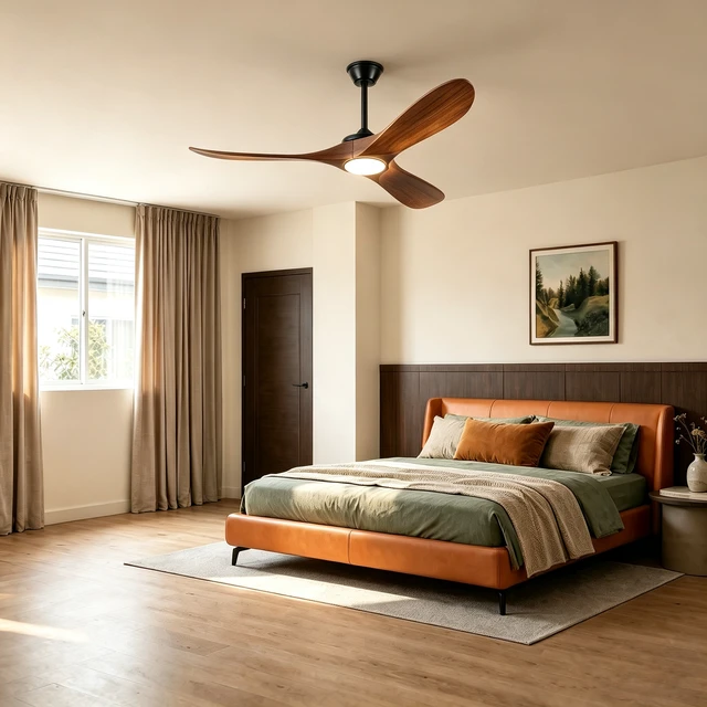 Alt view image 5 of 7 - 52 in Ceiling Fan with Lights, Comes with Wall Control and Remote Six Speed Reversible Motor Three Color Temperatures
