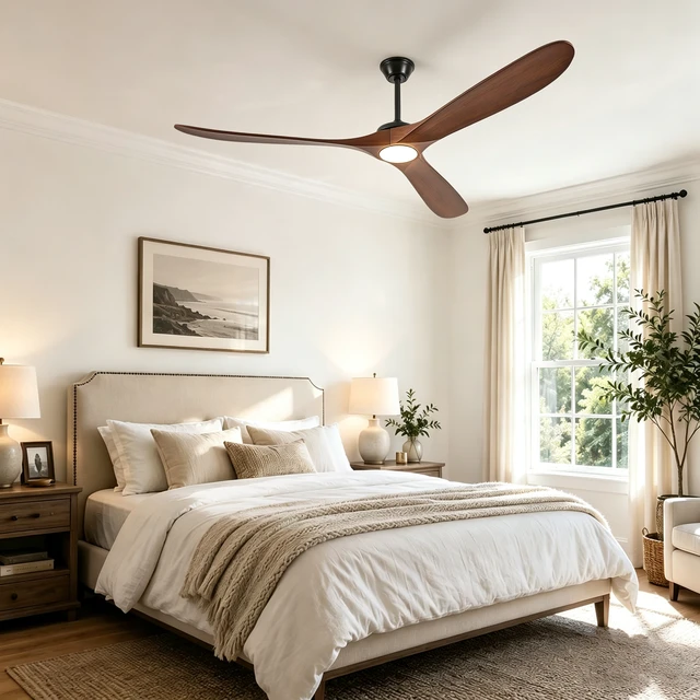 Alt view image 2 of 7 - 70 in Ceiling Fan with Lights, Comes with Wall Control and Remote Six Speed Reversible Motor Three Color Temperatures
