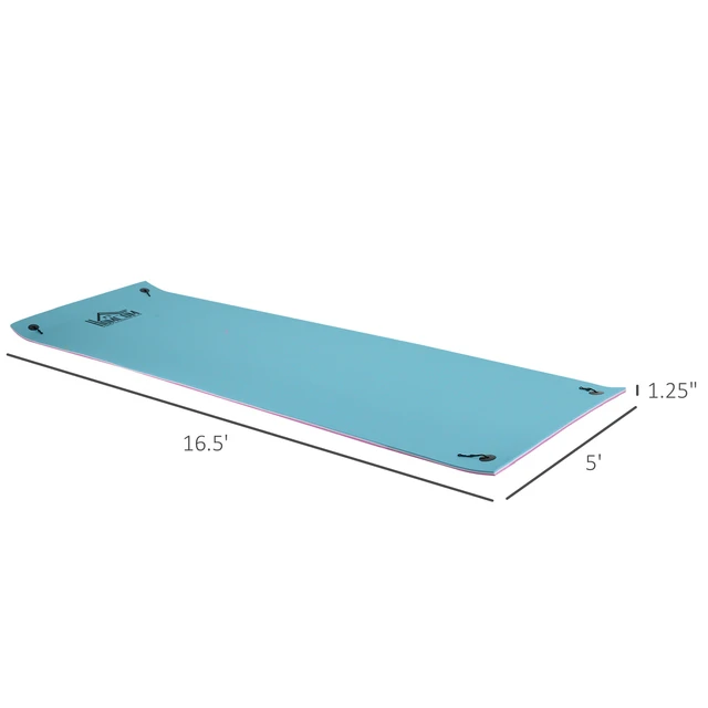 Alt view image 7 of 7 - 17 Floating Mat, Layer Lily Pad Swimming Pool Floating Water Mat and Water Activities for Lake Oceans, Colorful