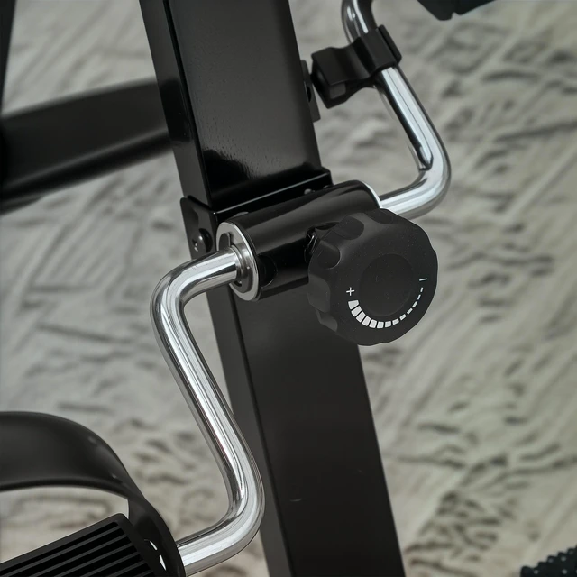 Alt view image 3 of 7 - Pedal Exerciser, Foldable Hand Arm Knee and Leg Exercise Bike Height Adjustable with Lcd Monitor and Foot Massage
