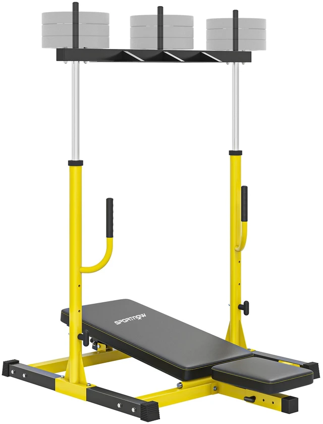 Main image of Vertical Leg Press Machine, Capacity Leg Strength Training Machine with Adjustable Back and Head Positions for Gym 1