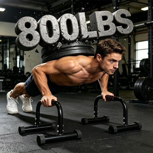 Alt view image 5 of 5 - Parallettes Bar, 12 Inch Push Bar and Calisthenics with Foam Handles Non-Slip Handstand Bars Calisthenics Equipment