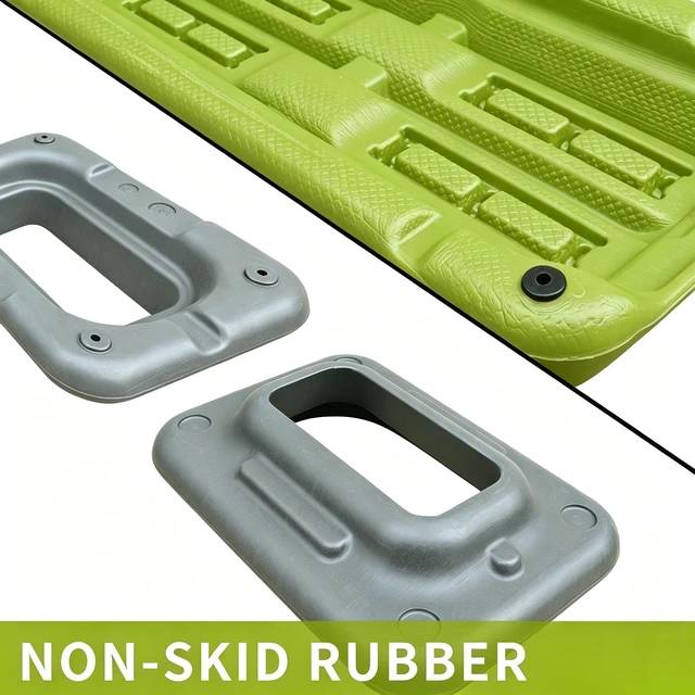 Alt view image 3 of 5 - Adjustable Workout Aerobic Stepper in Fitness and Exercise Step Platform Trainer with Risers, Grey Green, Polyester