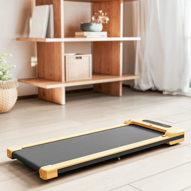 Alt view image 3 of 7 - Walking Pad, Under Desk Treadmill with Remote Control Transport Wheels and LED Display Quiet Walking Jogging Machine