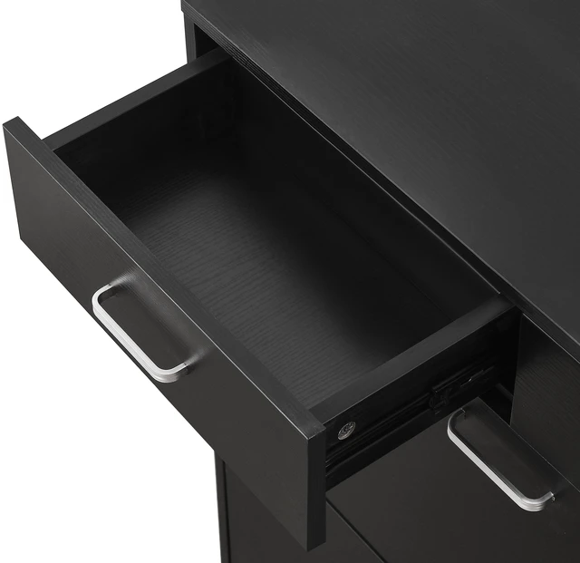 Alt view image 6 of 7 - Large Size Shoe Cabinet, Standing Tipping Bucket Shoe Rack Organizer with Flip Drawers and 2 Drawer Tipping Bucket