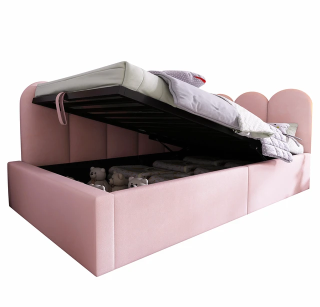 Alt view image 6 of 7 - Old SKU Upholstered Daybed Bed with Storage, Ottoman Bed Twin Size Single Sofa Daybed with Hydraulic Storage Frame