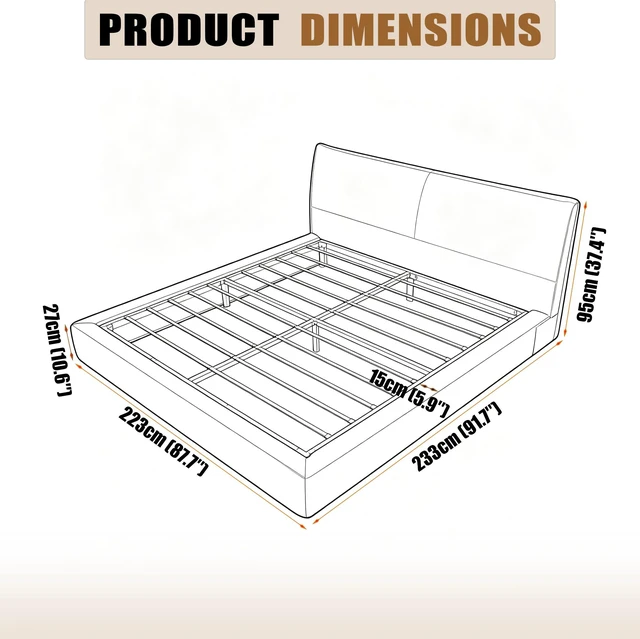 Alt view image 4 of 7 - King Size Compression Bed, Wraparound Design with Vacuum Sealed Foam Iron Frame Assembly Required, Green, Cotton Linen