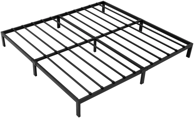 Alt view image 5 of 7 - King Size Compression Bed, Wraparound Design with Vacuum Sealed Foam Iron Frame Assembly Required, Green, Cotton Linen